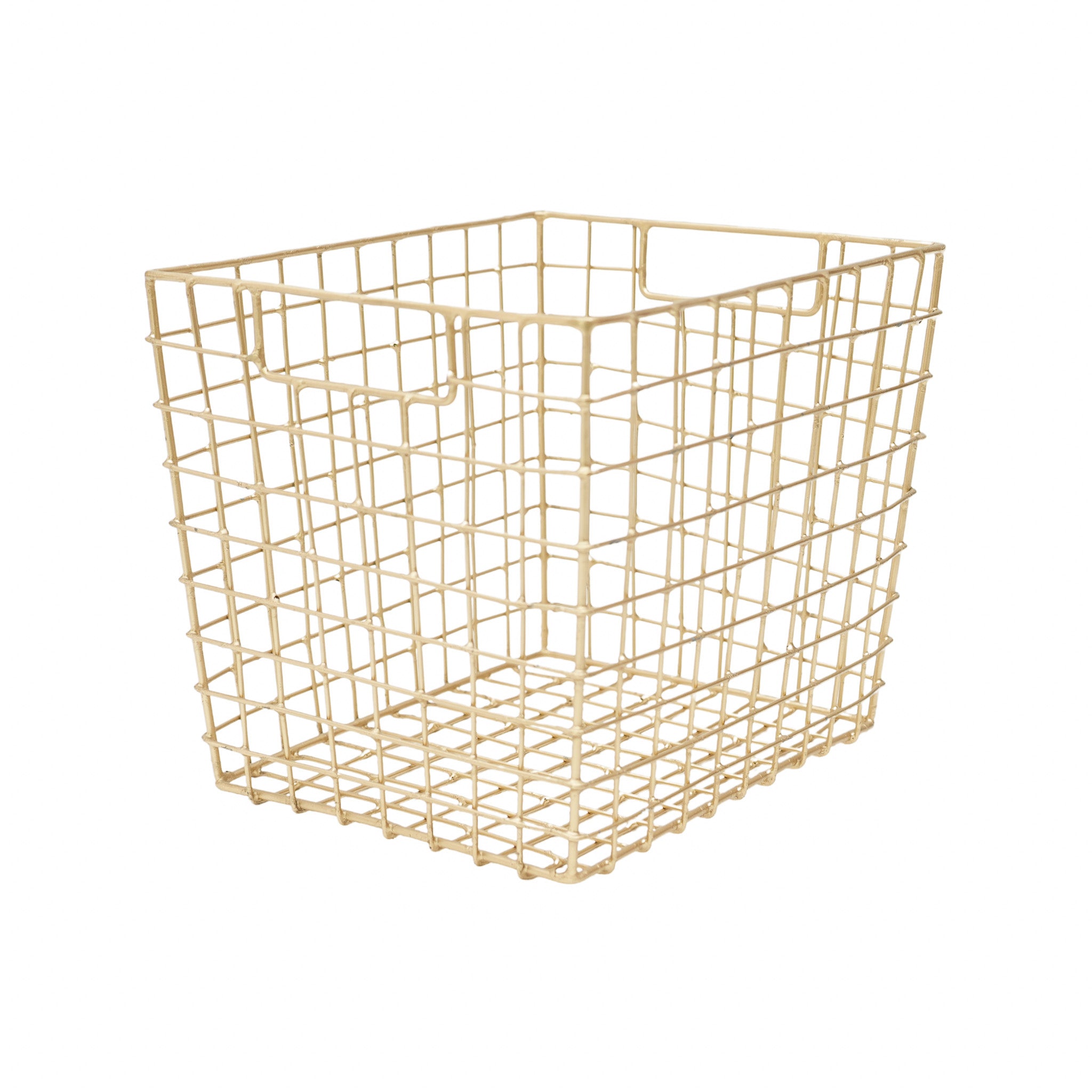 Gold Multi-purpose Metal Big Basket